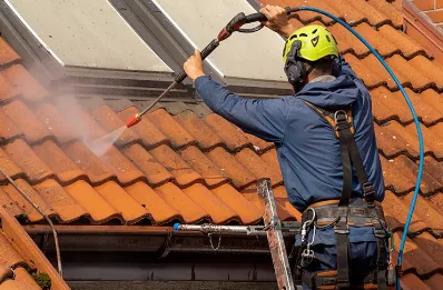 Démoussage et hydrofuge de toiture à Porchères
